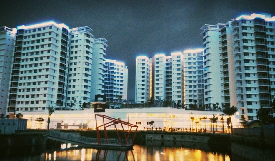 View at night