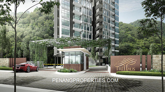 Trehaus Condominium entrance
