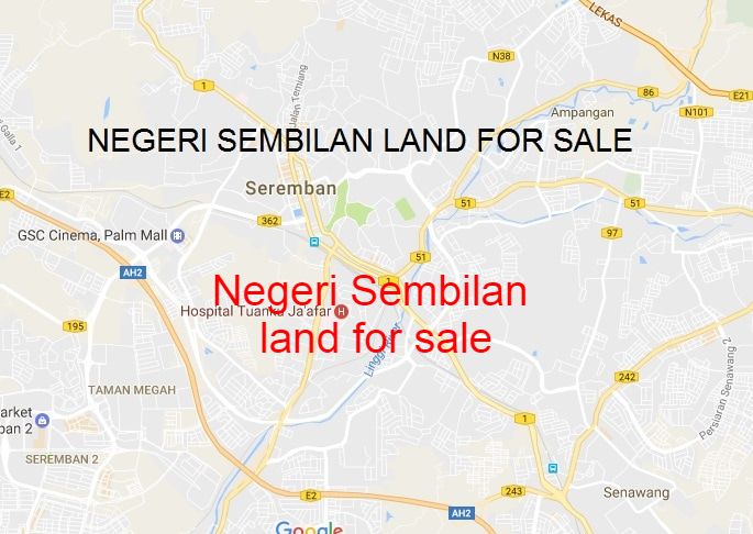 Land in Negeri Sembilan map