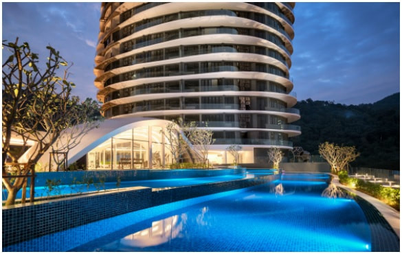  Arte S, 49 storey towers, the tallest residential ​on Penang island