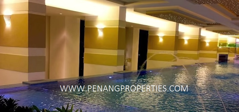 Covered swimming pool
