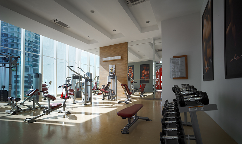 Fully equipped gym