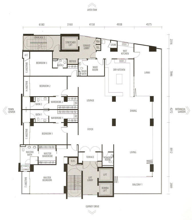 Floor layout plan