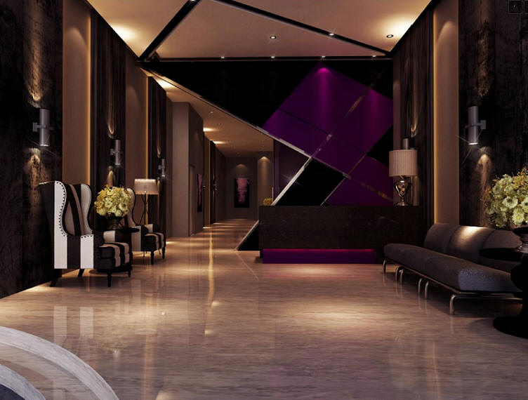 Posh lobby area