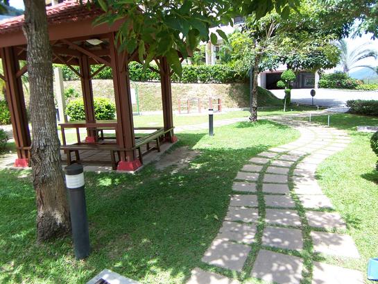 Garden walk path