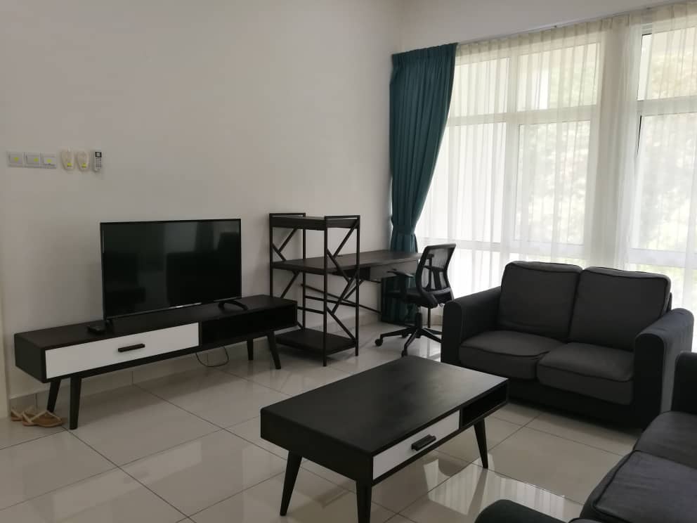 TV cabinet, sofa set and coffee table