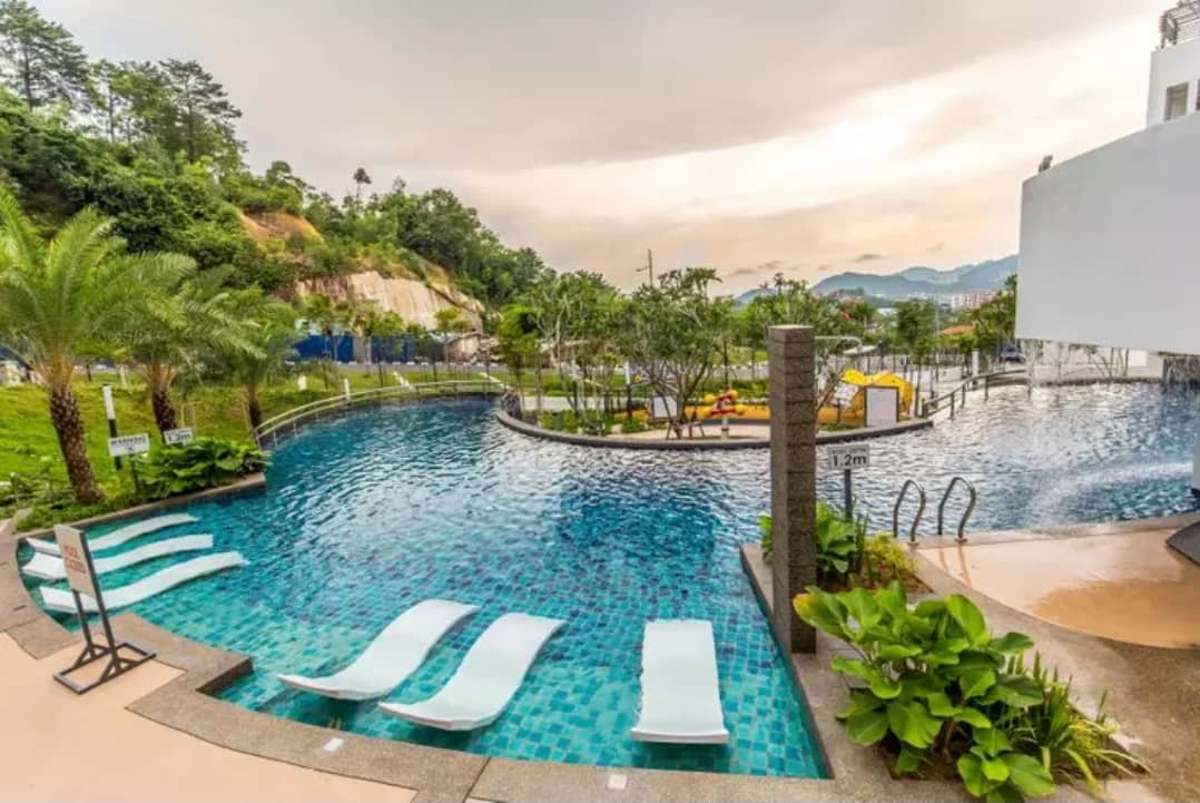 A tropical paradise