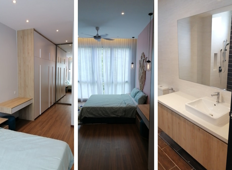 Wardrobe and bathroom ensuite