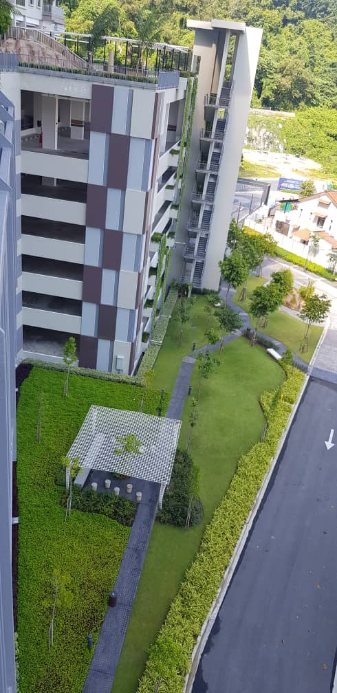 The condominium units comes with hill view or city views