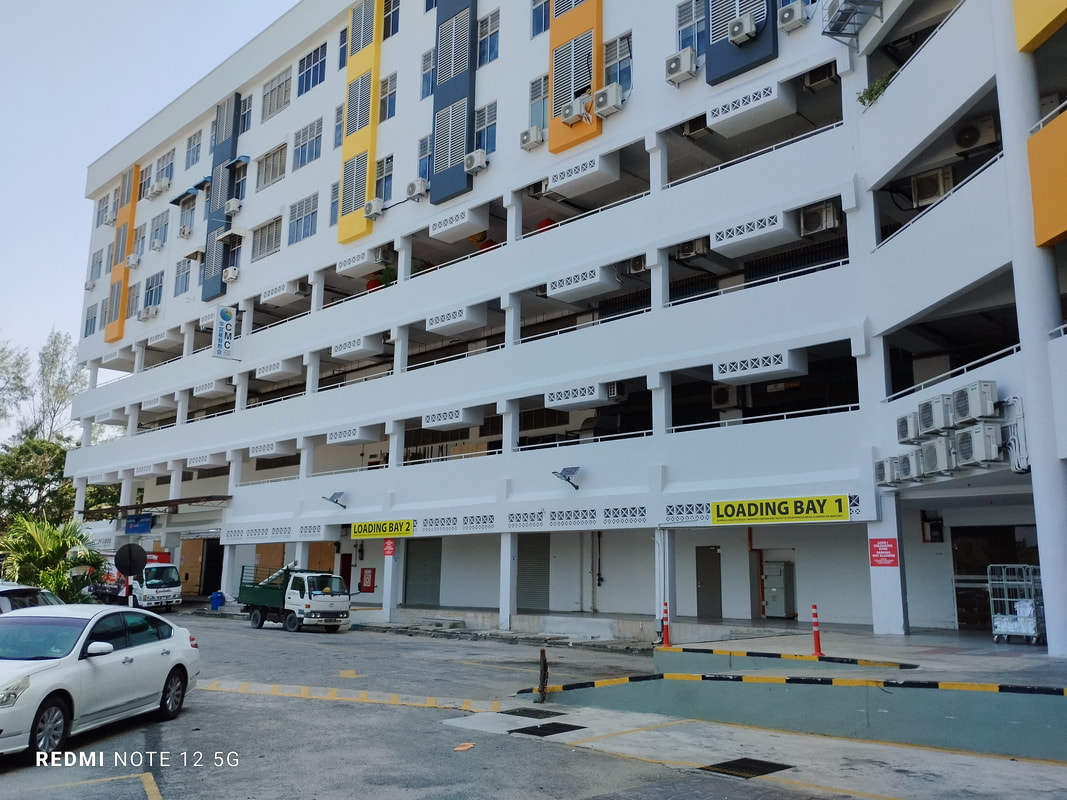 Ample car parks parking space