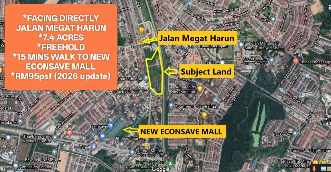 Bukit Mertajam land for sale
