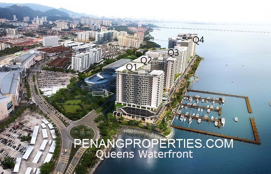 Queens Waterfront tower Q1, Q2, Q3, Q4