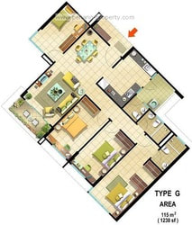 Type G floor plan