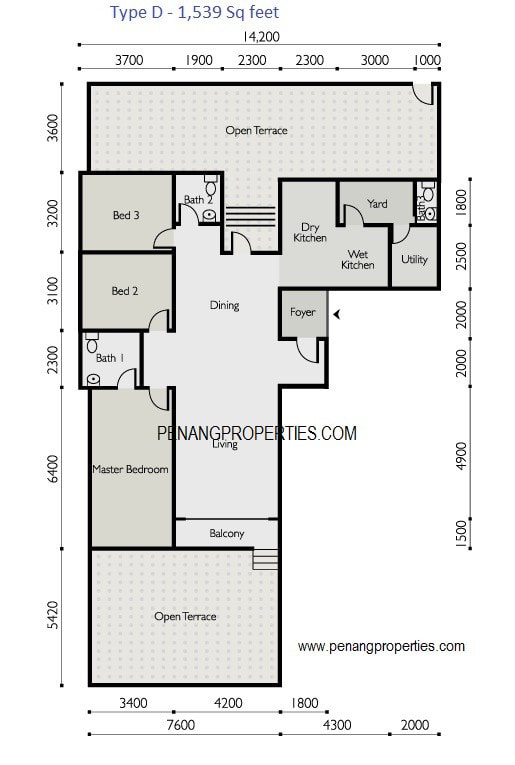 Type D layout
